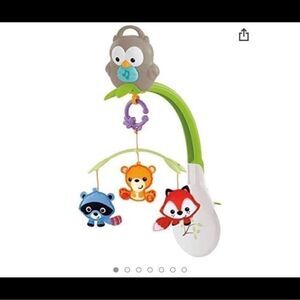 Fisher price woodland friends 3 in 1 musical crib mobile